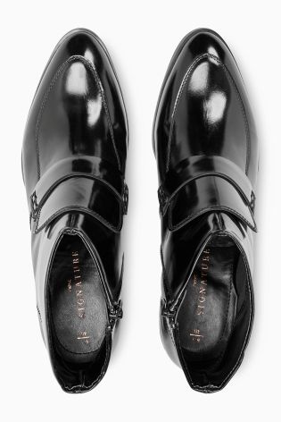 Black Loafer Boots
